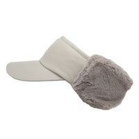 Winter Polyester Visor Warm Earflap Hat Outdoor Cap SLV1301