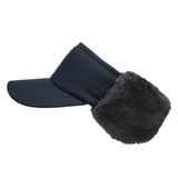 Winter Polyester Visor Warm Earflap Hat Outdoor Cap SLV1301
