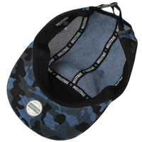 5 Panel Camper Hat Jockey Flat Bill Cap Meshed Camouflage TG21194