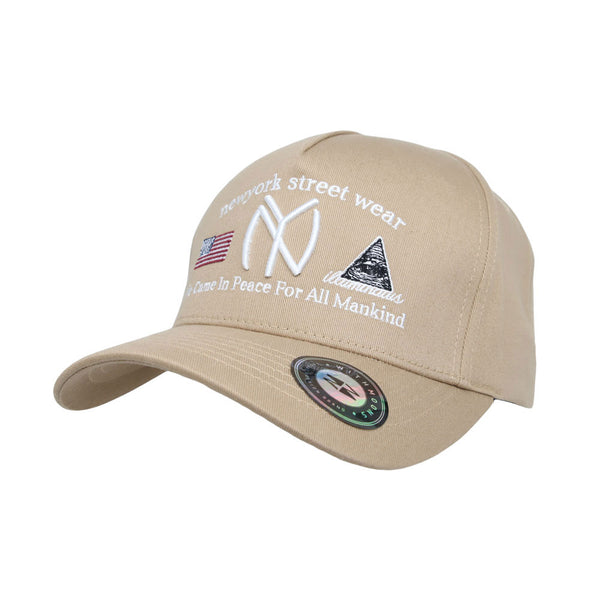 Cotton New York American Flag Embroidery Hat Trucker Baseball Cap