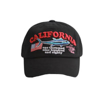 California Fish Embroidery Baseball Cap Cotton Dad Hats Adjustable TR11522