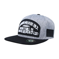 Cotton Snapback Hat Lettering USA Flag Embroidery Hiphop Flat Bill Baseball Cap TR21402