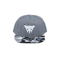 Ox Paper Fold Patch Geometry Pattern Cotton Snapback Hat Flat Brim Baseball Cap TR21484