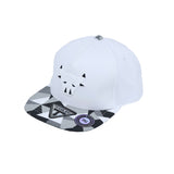 Ox Paper Fold Patch Geometry Pattern Cotton Snapback Hat Flat Brim Baseball Cap TR21484