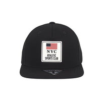 NYC Rubber Patch Snapback Hat Flat Brim Two Tone Hiphop Adjustable Baseball Cap TR21523