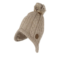 Baby Knit Winter Pom Beanie Toddler Earflap Warm Hat