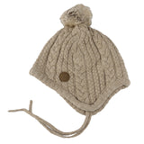 Baby Knit Winter Pom Beanie Toddler Earflap Warm Hat XZJ0066