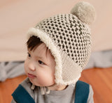 Winter Warm Baby Infant Earflap Pom Beanie Hat Toddler XZJ0067