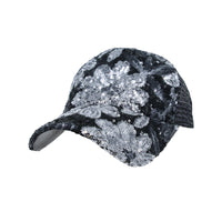 Glitter Sequin Hat Bling Meshed Sparkle Shining Baseball Cap for Adults Costume YTM1412