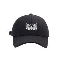 Cotton Butterfly Embroidery Hat Basic Trucker Dad Baseball Cap YZ10118