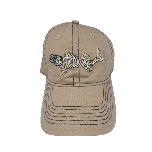 Withmoons Cotton Fishing Hat Fish Bone Embroidery Trucker Dad Baseball Cap Yz10119