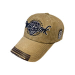 New York Embroidery Low Profile Vintage Washed Cotton Baseball Cap Adjustable Dad Hat