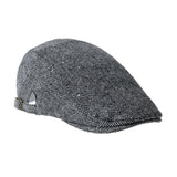 Cotton Flat Cap Herringbone Winter Warm Driving Hat YZ30102