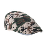 Military Camouflage Newsboy Flat Cap Ivy Gatsby Hat