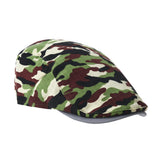 Military Camouflage Newsboy Flat Cap Ivy Gatsby Hat YZ30104