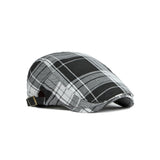 Adjustable Colorful Plaid Flat Cap Newsboy Cabbie Gatsby Golf Beret Hat YZ30109