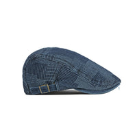 Cotton Denim Flat Cap Newsboy Ivy Irish Hats Jean Cabbie Driving Hat YZ30126
