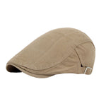 Twill Cotton Newsboy Cap Flat Cap Ivy Gatsby Golf Cabbie Hat