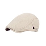 Twill Cotton Newsboy Cap Flat Cap Ivy Gatsby Golf Cabbie Hat YZ30139