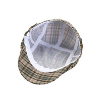 Check Newsboy Hat Gatsby Cotton Hat Cabbie Driving Hunting Golf Flat Cap YZ30183