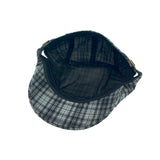 Check Newsboy Hat Gatsby Cotton Hat Cabbie Driving Hunting Golf Flat Cap YZ30183