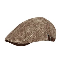 Cotton Twill Newsboy Cap Flat Cap Ivy Gatsby Golf Cabbie Hat YZ30207