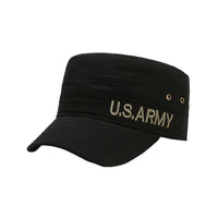 Cadet Cap Military Army Hat Army Style Flat Top Cap Adjustable Cotton Sports Hat