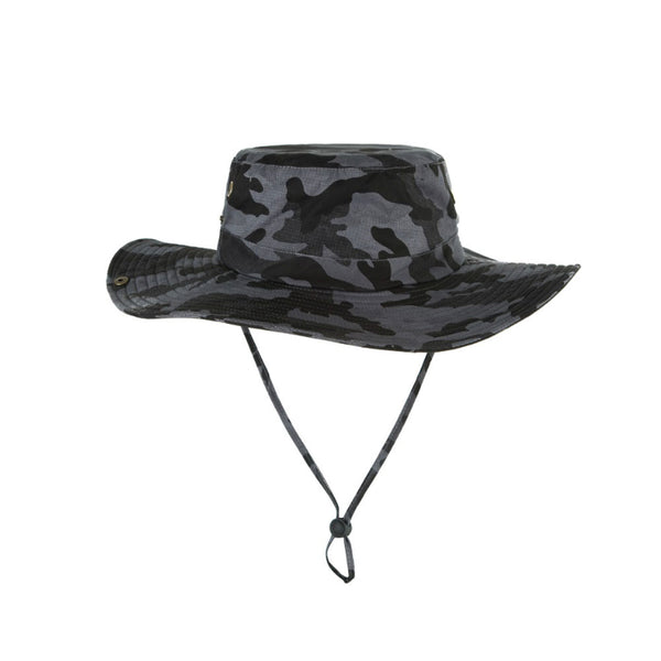 Wide Brim Boonie Bush Hat Military Camouflage Outdoor Fishing Hat Safari  Cap – WITHMOONS