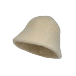 Wool Winter Floppy Short Brim Womens bucket Hat Cloche Hat