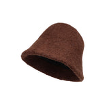 Wool Winter Floppy Short Brim Womens bucket Hat Cloche Hat YZB0132