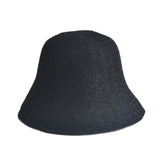 Reversible Crochet Bucket Hat Double Side Wear Summer Travel Beach Packable Fisherman Hat YZB0157