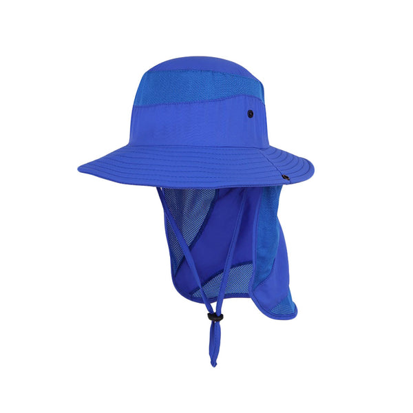 Kids Boys Girls Long Neck Flap Safari Cap Boonie Fishing Summer Bucket Hat  – WITHMOONS