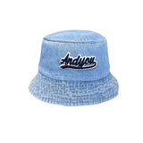 Cotton Washed Denim Bucket Hat Unisex Outdoor Fishing Boonie Cap YZB0200