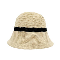 Crochet Bucket Hat Knit Fishing Hat Floppy Sun Hat Outdoor Packable Travel Beach Hat YZB0210