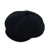 Winter Knit Newsboy Caps Lady Warm Baker Beanie Hat