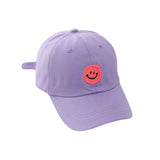 Kids Boys Girls Smile Baseball Cap Low Profile Cotton Hat Adjustable Size YZI0159