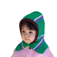 Baby Girls Boys Winter Hat - Toddler Knitted Hood Scarf Beanies Hat