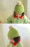 Kids Winter Hat - Toddler Knitted Pom Beanie Hat - Pom Pom Baby Girls Boys Beanies YZJ0232