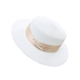 Paperstraw Mesh Fedora Panama Sun Summer Beach Hat Banded Boater Hat YZN0160