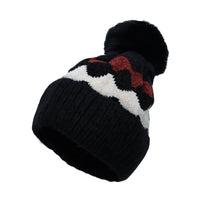 Winter Soft Knit Pom Beanie Fleece Skull Slouch Hat