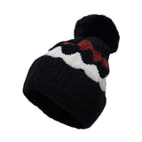 Winter Soft Knit Pom Beanie Fleece Skull Slouch Hat