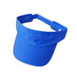Kids Neon Sun Visor Hat Adjustable Sports Tennis Cap Boys Girls