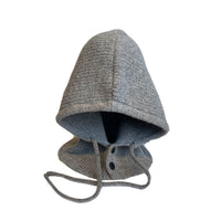 Scarf Infinity Hood Winter Hat - Womens Neck Warmer Balaclava - Ribbed Knitted Hoodie Skull Cap Beanie with Drawstring YZX0230